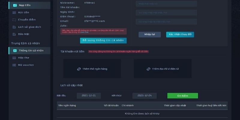 Hướng Dẫn Nạp Tiền TF88: Cập Nhật Các Phương Thức Tiện Lợi Nhất