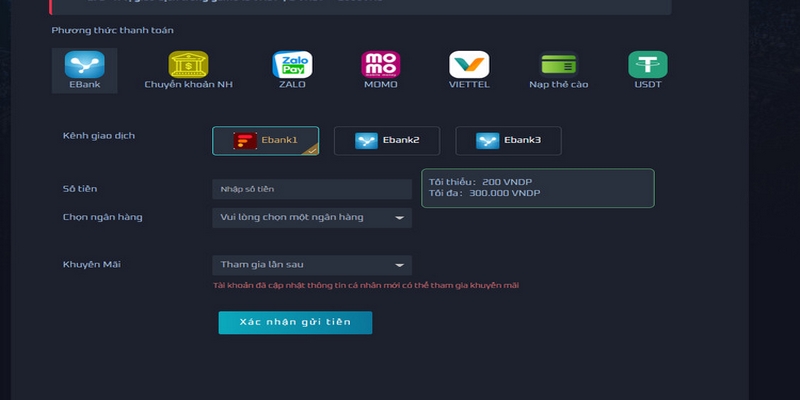 Rút Tiền TF88: Tiền Về Tay Trong 5 Phút, An Toàn 100%